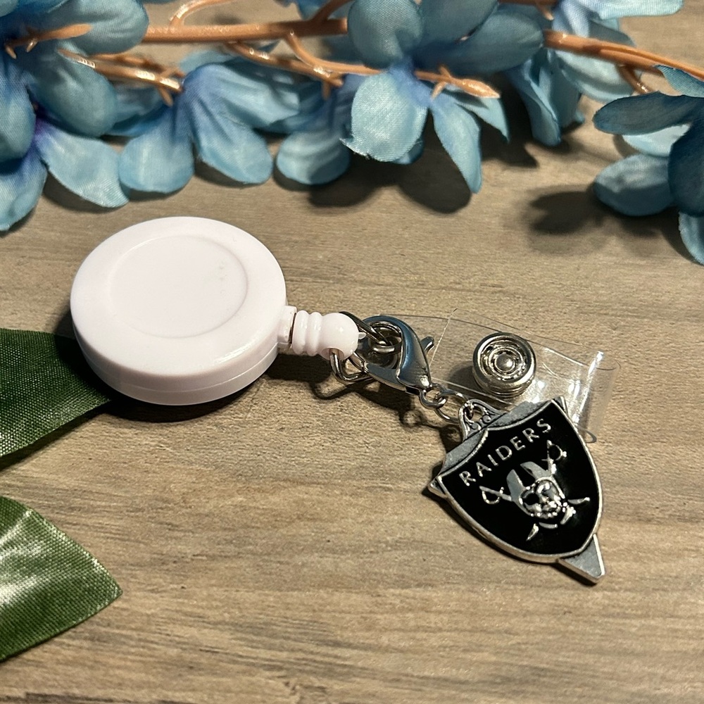 Raiders Badge Reel Charm